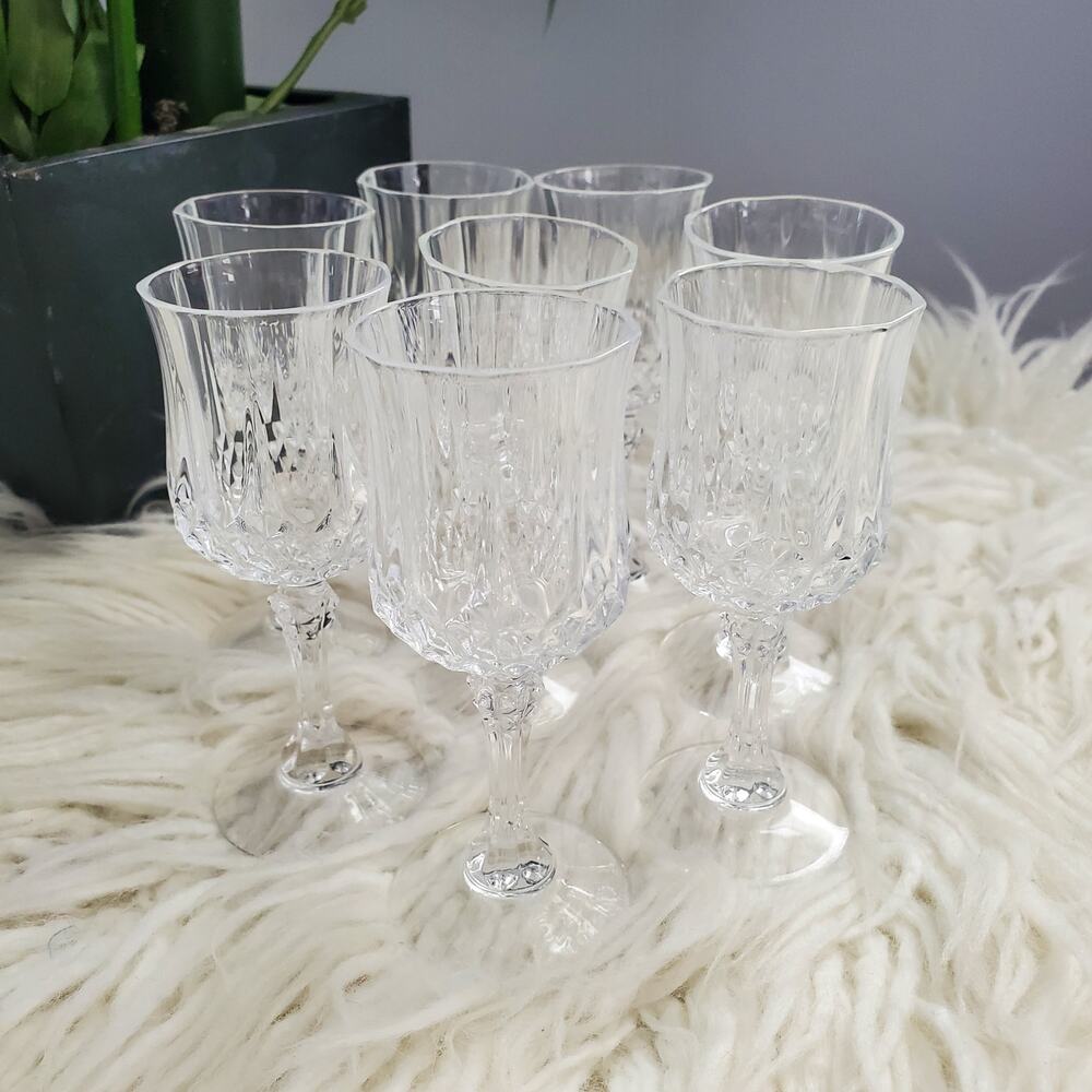 Vintage Cristal D'Arques Cordial Glass Set